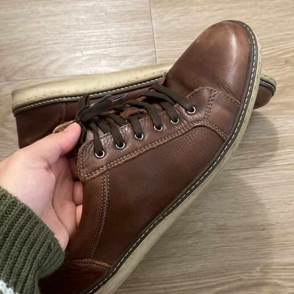 Classic Brown Leather Men's Loafers